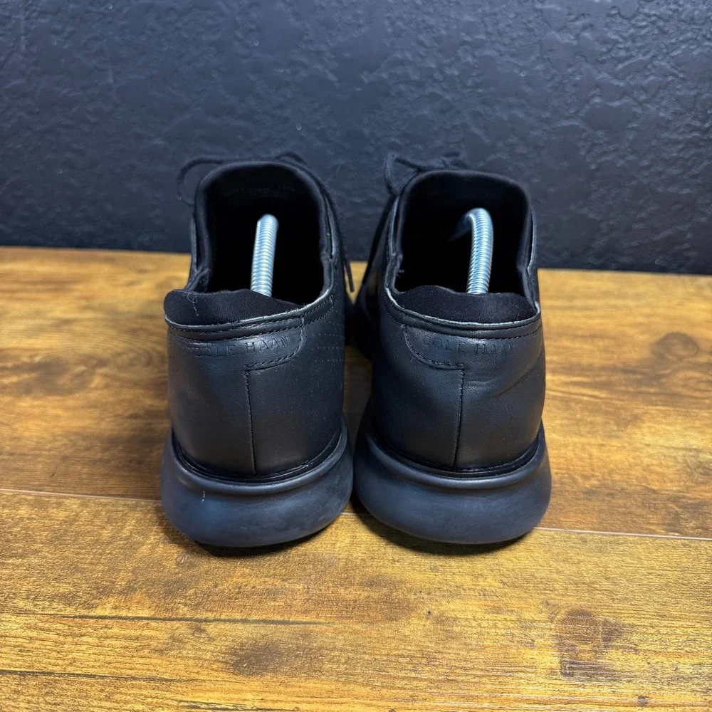 Cole Haan 2.ZeroGrand Laser Wingtip C23832 Black Leather Oxford Mens Size 10M